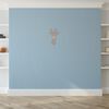 Homemania D&eacute;coration murale Girafe 33x50 cm Acier Cuivre