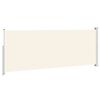 vidaXL Auvent lat&eacute;ral r&eacute;tractable de patio 180x500 cm Cr&egrave;me