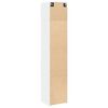 vidaXL Armoire de rangement mince blanc 45x42,5x225 cm