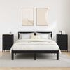 vidaXL Cabinet de chevet avec tiroir 2 pcs Ch&ecirc;ne noir 40 x 35 x 70 cm