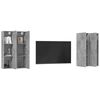 vidaXL Meubles TV 4 pcs Gris béton 30,5x30x110 cm Bois d'ingénierie