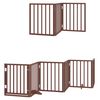vidaXL Barri&egrave;re pour chien porte pliable 9 panneaux bois de peuplier