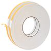 vidaXL Ruban adh&eacute;sif en mousse 2 pcs Blanc 10mm x 10m Mousse CR