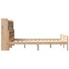 vidaXL Lit biblioth&egrave;que sans matelas 150x200 cm bois massif de pin