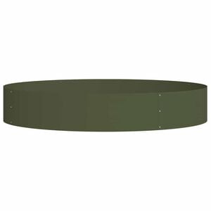 vidaXL Anneau de jardini&egrave;re Vert olive 120 x 120 x 20 cm