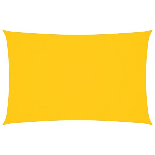 vidaXL Voile de parasol Tissu Oxford rectangulaire 5x8 m Jaune