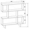 Homemania Biblioth&egrave;que Hera 100x22x111 cm Blanc