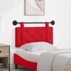 vidaXL T&ecirc;te de lit suspendue Montage mural Rouge 80 cm Simili cuir