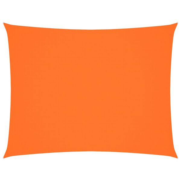 vidaXL Voile de parasol tissu oxford rectangulaire 3x4,5 m orange