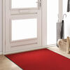 vidaXL Tapis d'entr&eacute;e Rouge et Noir 120 x 300 cm Polyamide et PVC