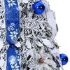 vidaXL Sapin de No&euml;l artificiel avec 200 LED Blanc 210 cm PVC