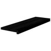 vidaXL Marches d'escalier 4 pcs marron fonc&eacute; 80x25x2 cm ch&ecirc;ne massif