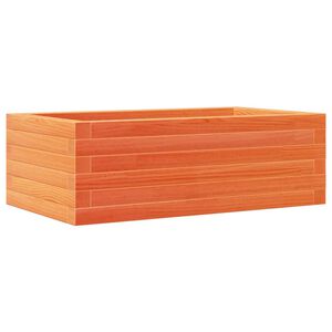 vidaXL Jardini&egrave;re cire marron 70x40x23 cm bois de pin massif