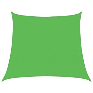 vidaXL Voile d'ombrage 160 g/m&sup2; trap&egrave;ze vert clair 4/5x4 m PEHD