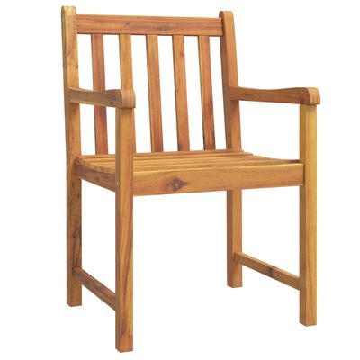 vidaXL Chaises de jardin lot de 8 56x55,5x90 bois massif d'acacia