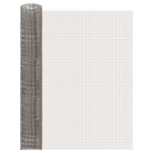 vidaXL &Eacute;cran en maille 80 x 1000 cm 3 Mesh Acier Inoxydable 201