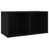 vidaXL Ensemble de meubles TV 5 pcs Noir Bois d'ing&eacute;nierie