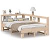 vidaXL Lit biblioth&egrave;que sans matelas 135x190 cm bois de pin massif
