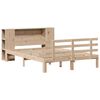 vidaXL Lit bibliothèque sans matelas 140x200 cm bois massif de pin