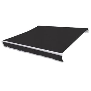 vidaXL Auvent manuel 3 x 2,5 m Anthracite 100 % polyester