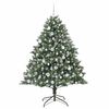 vidaXL Sapin de No&euml;l artificiel Vert 180 cm PVC, plastique et acier