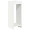 vidaXL Support de Plante Blanc 30 x 30 x 80 cm Bois d&rsquo;ing&eacute;nierie