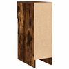 vidaXL Table de chevet avec tiroir ch&ecirc;ne fum&eacute; 20x36x60 cm