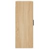 vidaXL Armoires murales 2 pcs ch&ecirc;ne sonoma bois d'ing&eacute;nierie
