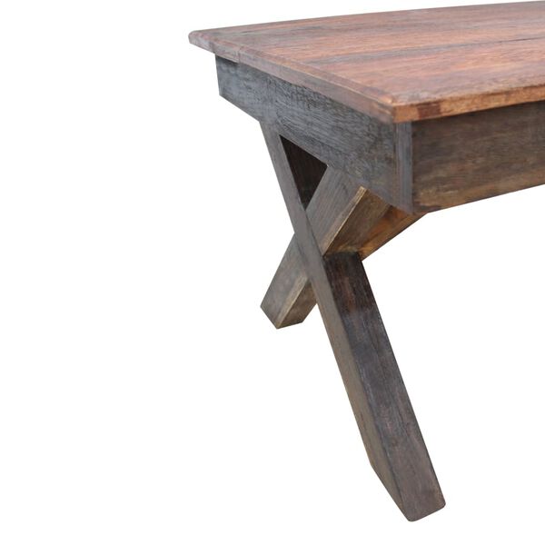vidaXL Table basse bois de r&eacute;cup&eacute;ration m&eacute;lang&eacute; 110x60x45 cm