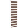 vidaXL Store z&egrave;bre marron 45x100 cm largeur du tissu 40,9 cm polyester