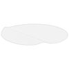 vidaXL Protecteur de table transparent &Oslash; 60 cm 1,6 mm PVC