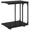 vidaXL Table d'appoint Ch&ecirc;ne noir 50 x 35 x 55,5 cm Bois d'ing&eacute;nierie