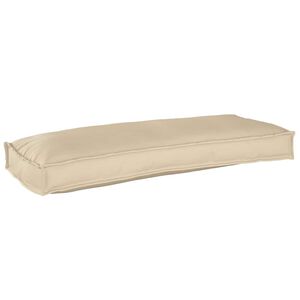 vidaXL Coussin Tissu Oxford Beige 100 x 40 x 8 cm