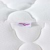 vidaXL Matelas Blanc 80 x 200 cm Tissu jacquard