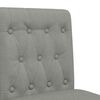 vidaXL Chaises de bar lot de 2 bois massif d'h&eacute;v&eacute;a et tissu