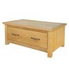 vidaXL Garde-robe avec 1 tiroir 90 x 52 x 183 cm Bois de ch&ecirc;ne massif