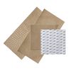 WallArt Panneaux muraux en cuir Borret Beige sableux 32 pcs