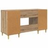 vidaXL Bureau Ch&ecirc;ne artisanal 140 x 50 x 75 cm Bois d'ing&eacute;nierie