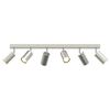 vidaXL Spot de plafond Nickel 73 x 5,5 x 16,5 cm M&eacute;tal