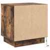 vidaXL Cabinet de chevet Ch&ecirc;ne fum&eacute; 44 x 34,5 x 45 cm