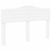 vidaXL T&ecirc;te de lit Blanc Bois d'ing&eacute;nierie