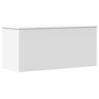 vidaXL Boîte de rangement blanc 100x42x46 cm bois d'ingénierie
