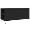 vidaXL Table basse noir 102x44,5x50 cm bois d'ing&eacute;nierie