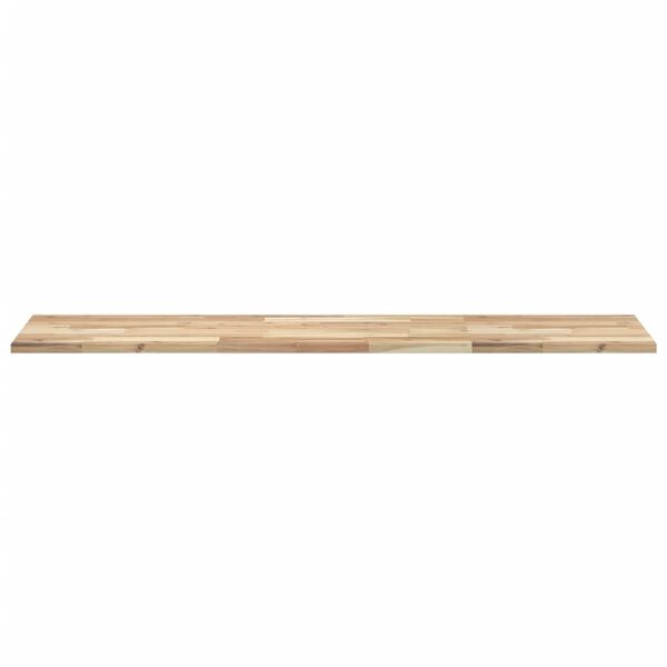 vidaXL &Eacute;tag&egrave;res flottantes 4 pcs 140x40x2 cm acacia massif non trait&eacute;