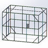 voli&egrave;re vidaXL Anthracite 302x208x214 cm Acier