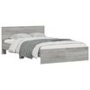 vidaXL Cadre de lit sans matelas sonoma gris 120x200 cm
