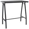 vidaXL Ensemble de bar de jardin 7 pcs Noir et gris