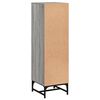 vidaXL Buffet avec portes en verre sonoma gris 35x37x120 cm