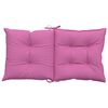 vidaXL Coussins de chaise de jardin &agrave; dossier bas lot de 6 rose