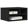 vidaXL Support d'imprimante noir 40x32x22,5 cm bois d'ing&eacute;nierie